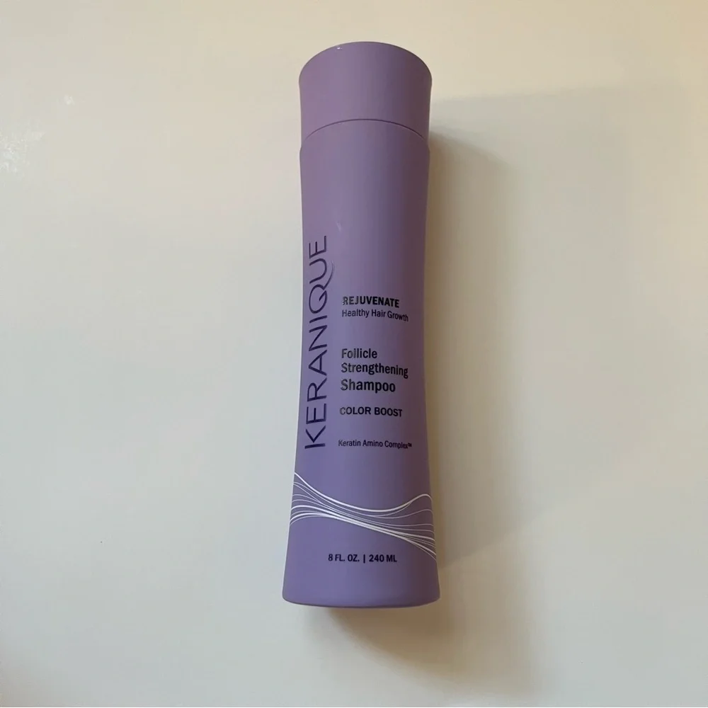 NWT Keranique Color Boost Follicle Strengthening Shampoo- Size 8 fl oz (240 ml)